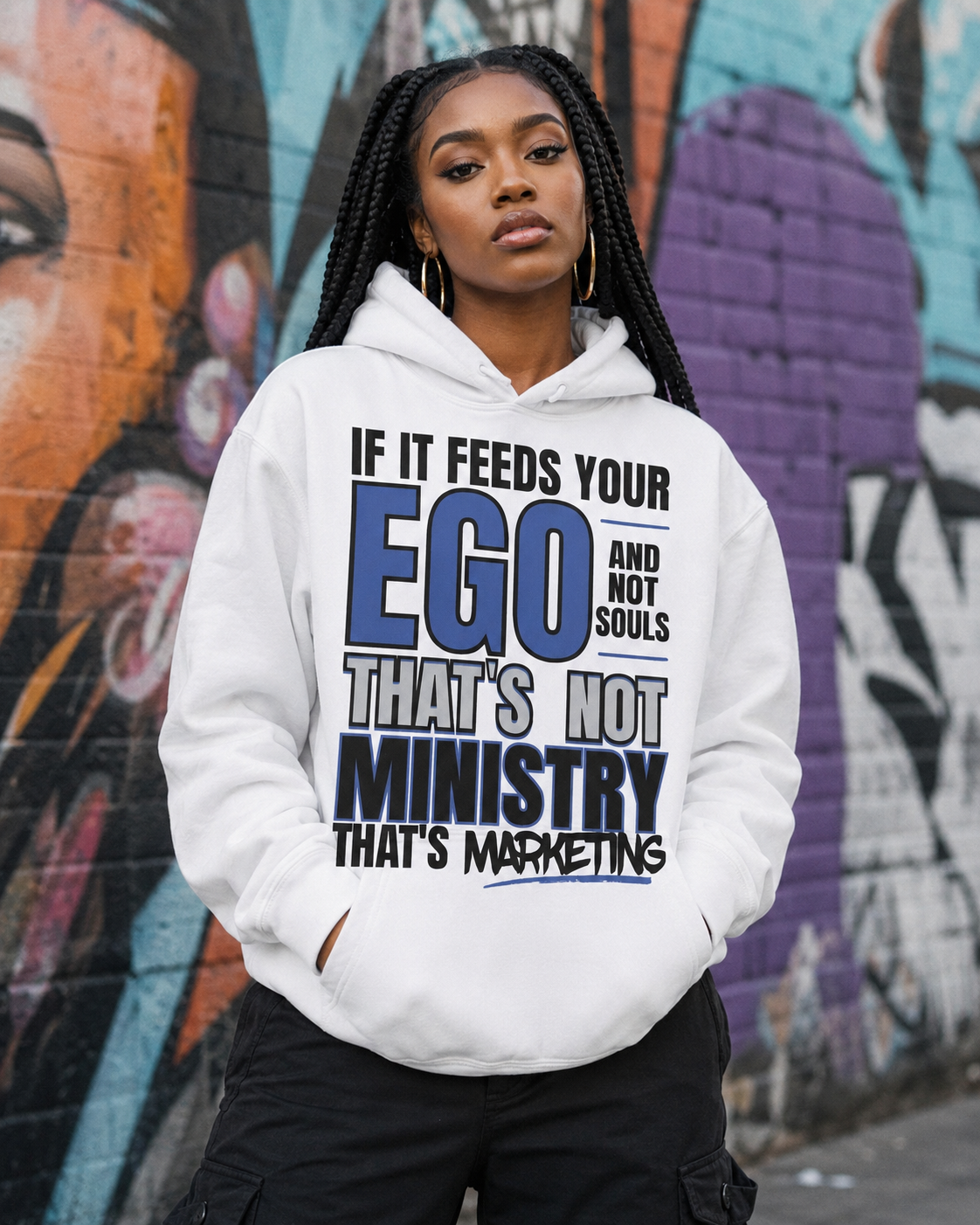 Ego white Tee (Unisex)