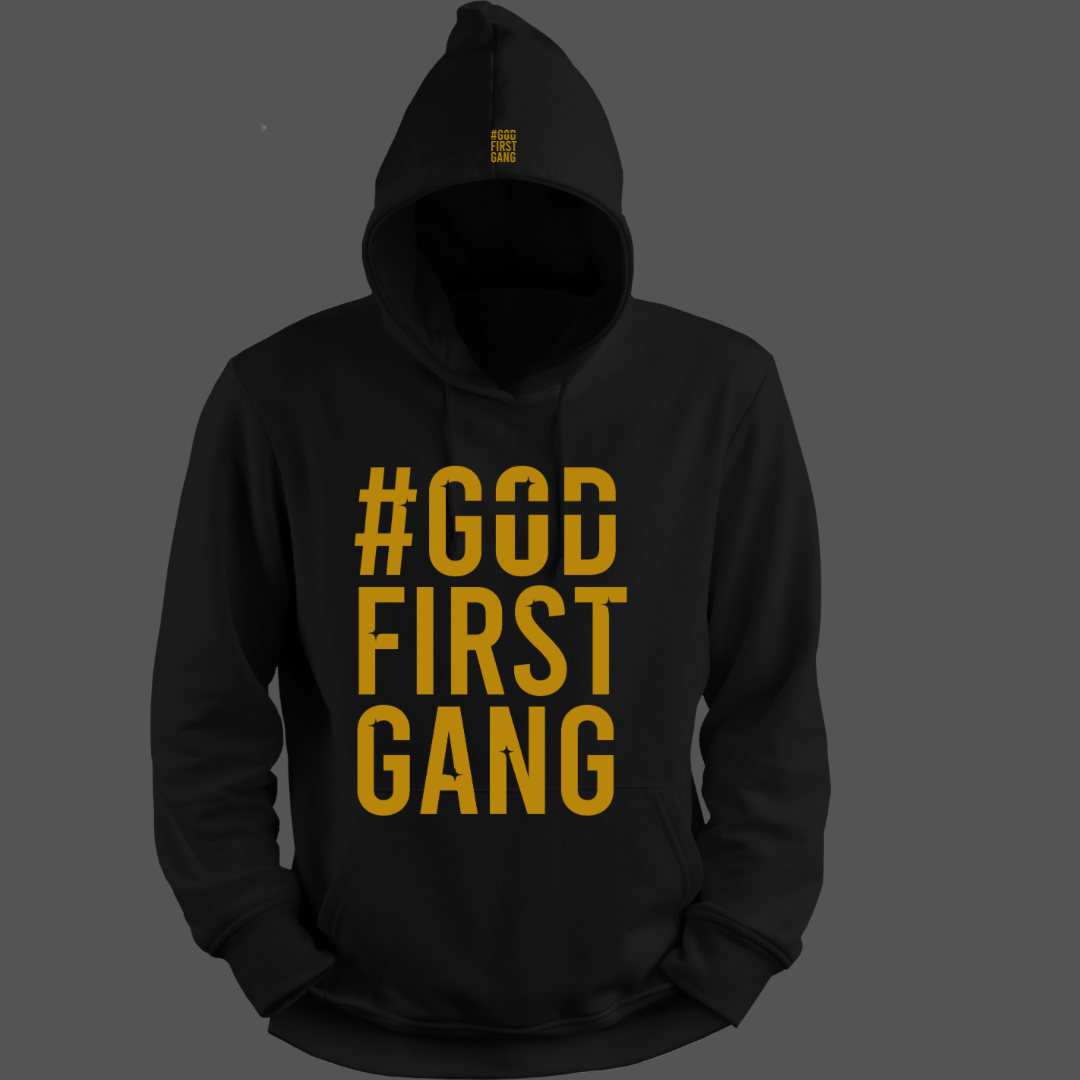 Black & Gold Hoodie (Invest Fest)