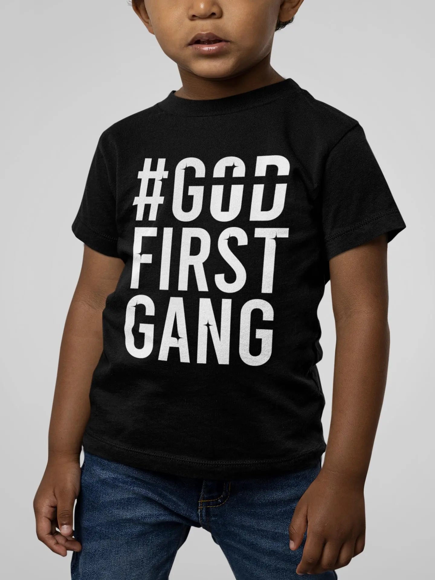 God First Gang Boy's Tee God First Gang