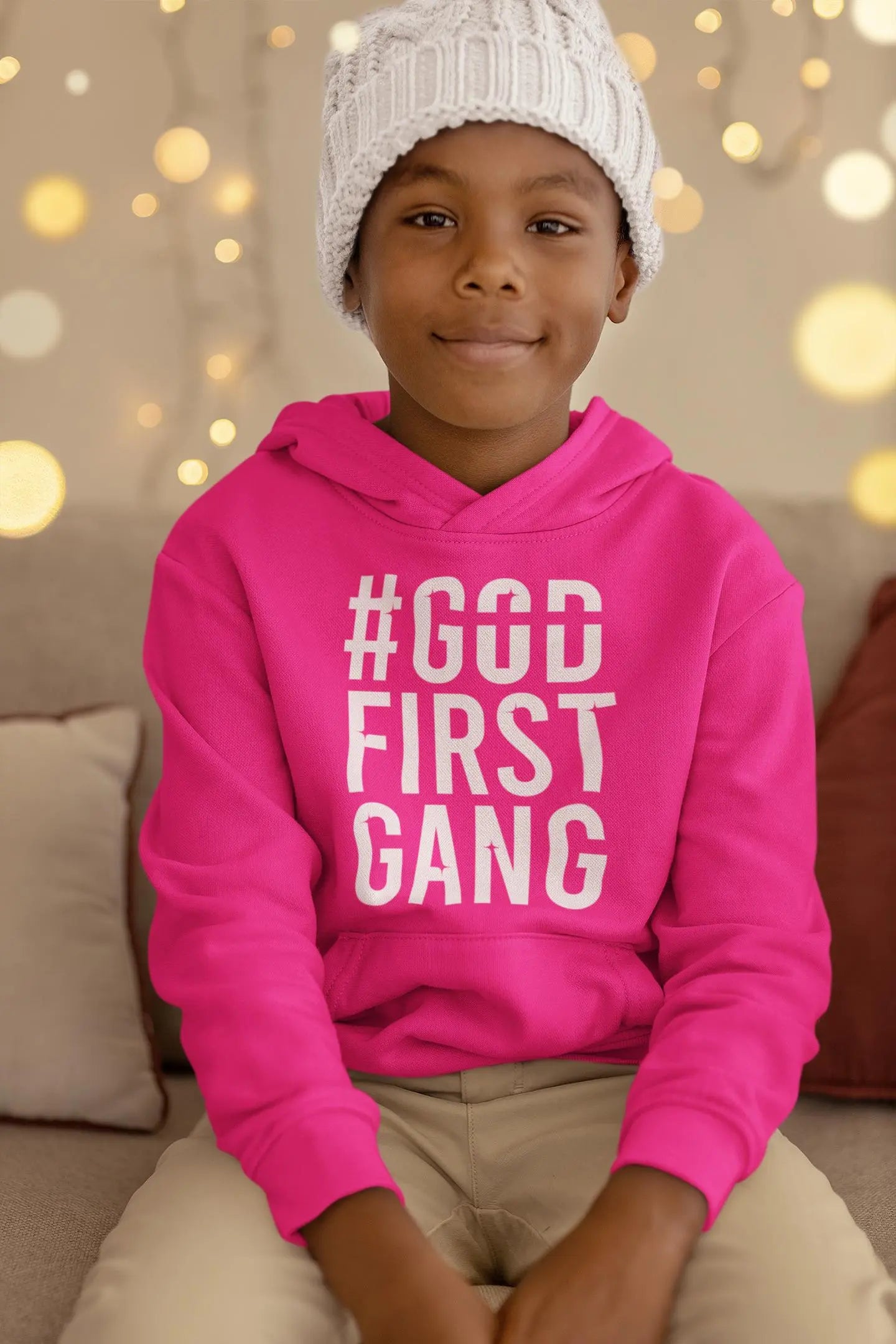 God First Gang Boy's Hoodies God First Gang