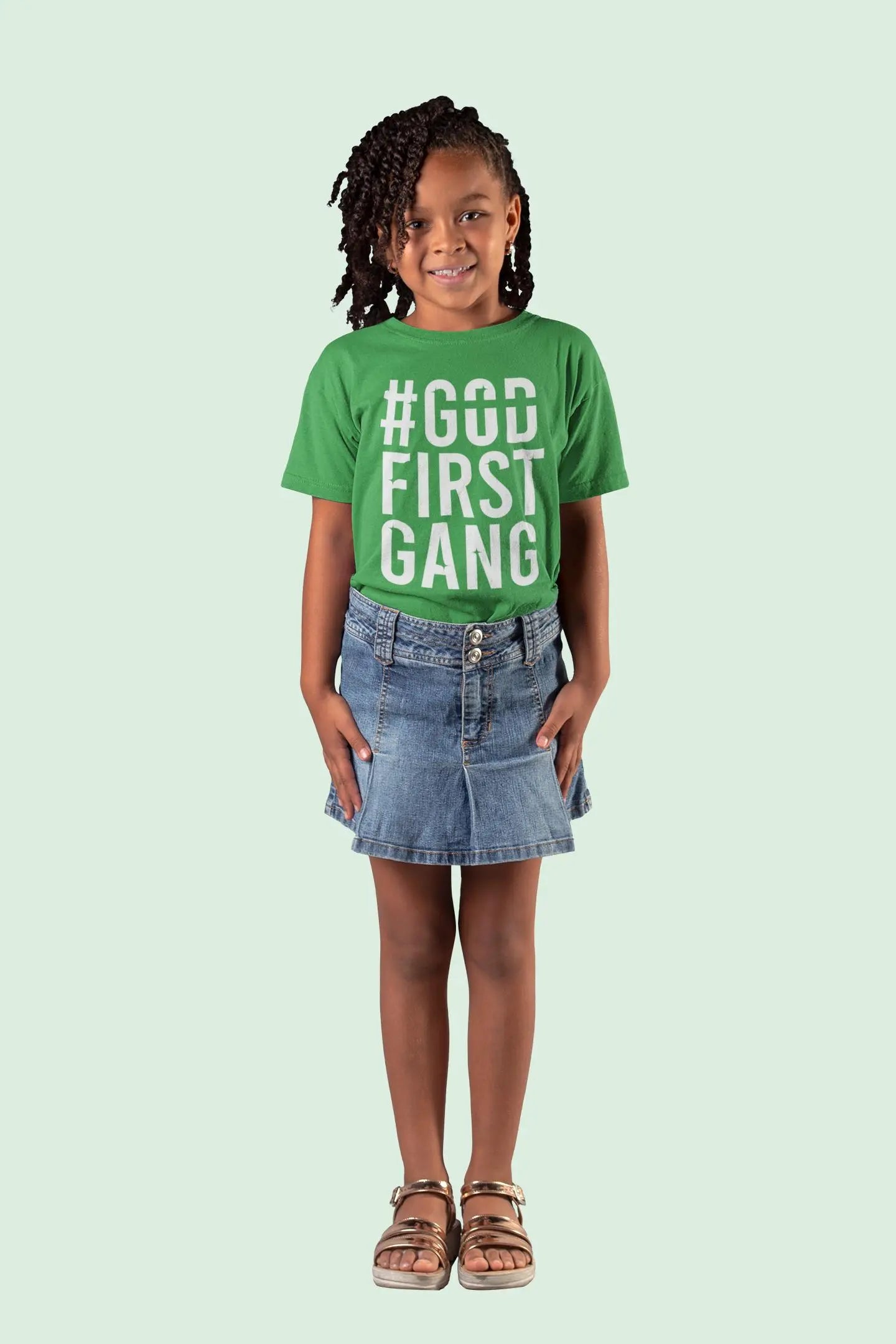 God First Gang Girl's Tee God First Gang