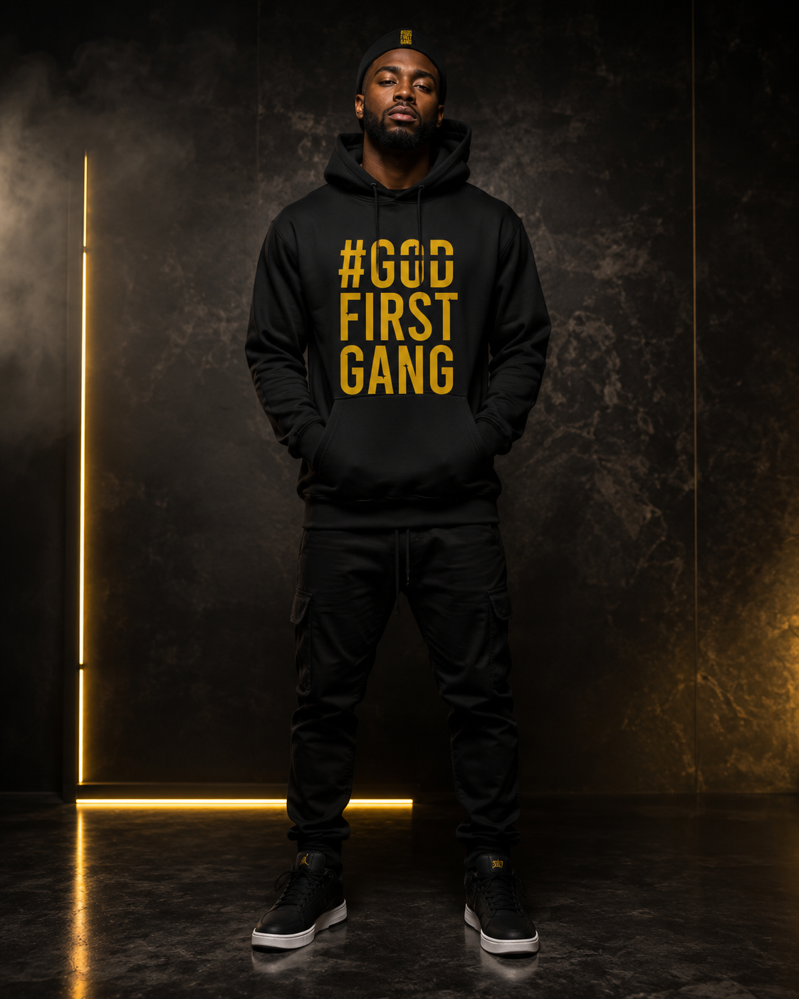 GFG gold hoodie