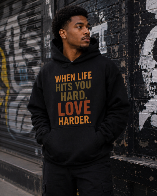 Love Harder Hoodie (Unisex)