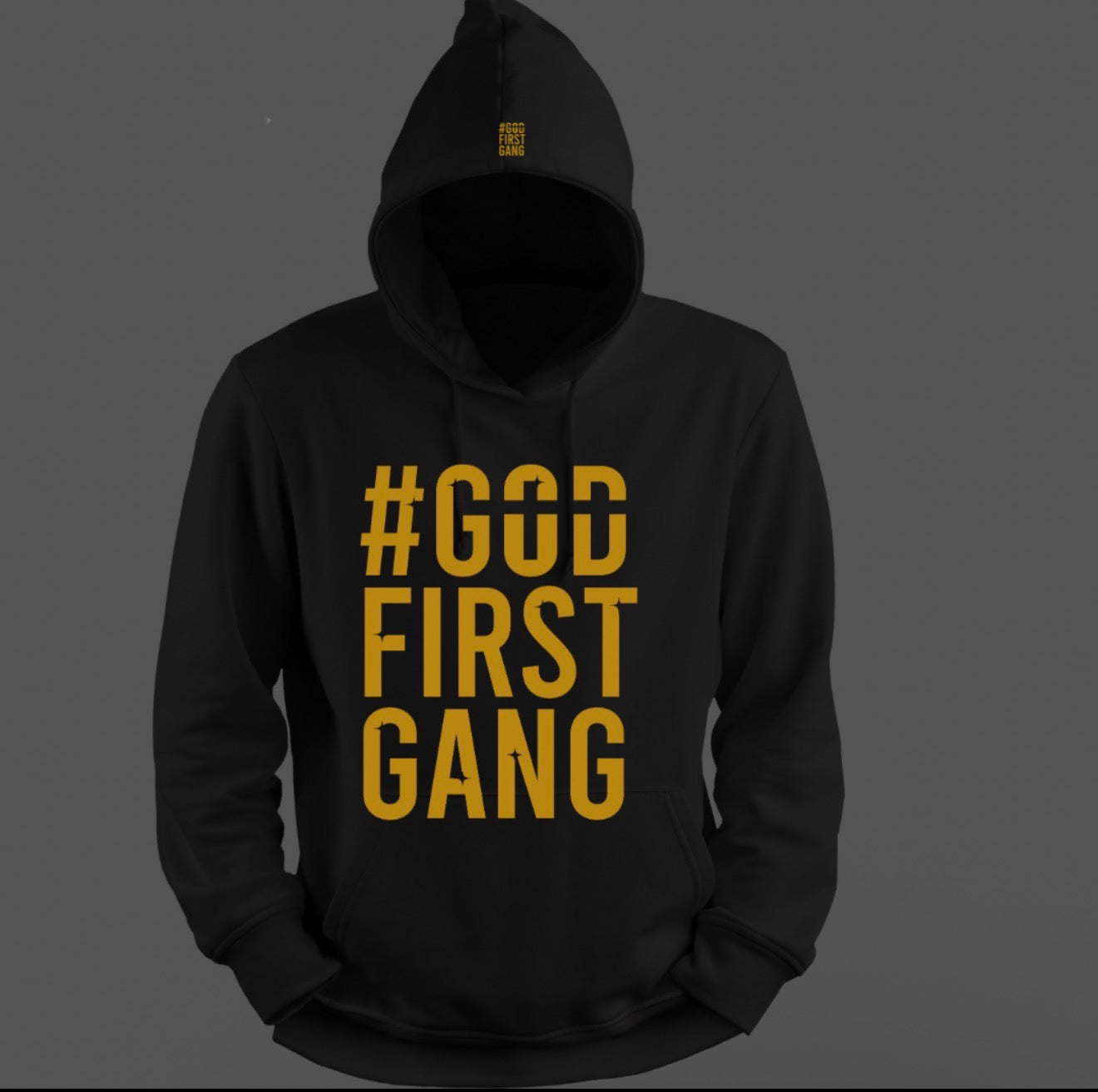 Black & Gold Hoodie (Invest Fest)